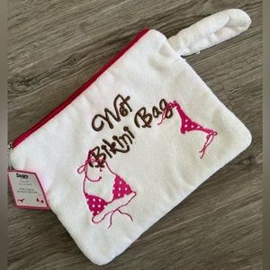 NWT| Y2K Wet Bikini Case/ Bag Holder